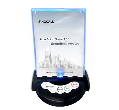 Table-card call button APE930